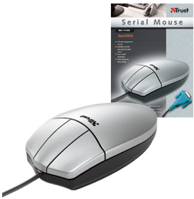 Redstore - Trust 3 Button Serial Mouse 400Dpi MI-1100 2 Years Warranty